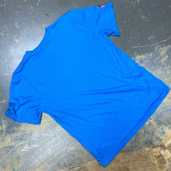 Nike Tennessee Titans Logo Shirt NS23-4AI Large NFL Football Blue Oilers - Picture 2 of 8